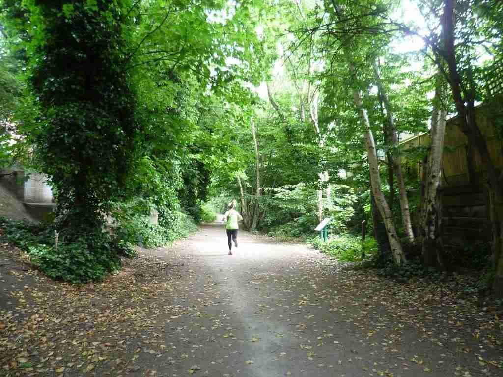 Parkland Walk near Muswell Hill Road