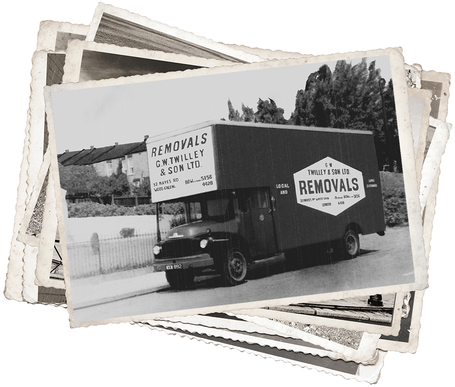 removals truck after world war II